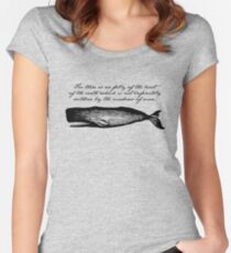 Moby Dick - The Madness of Men Women's Fitted Scoop T-Shirt