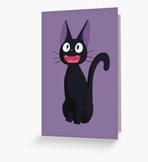 Kiki's Delivery Service Jiji-Studio Ghibli Greeting Card