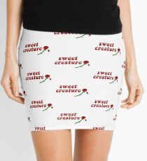 Sweet Creature Rose Design Mini Skirt