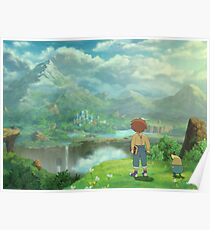 Ni Kein Kuni Oliver und Drippy Poster