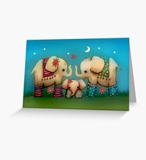baby elephant Greeting Card