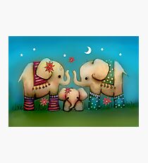 baby elephant Photographic Print