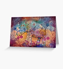 indie elephant Greeting Card