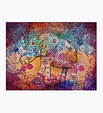 indie elephant Photographic Print