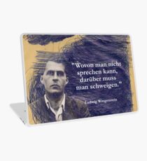 Vinilo para portátil PERSONAS Ludwig Wittgenstein De lo que no se puede hablar es de lo que hay que callar