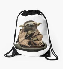 Inner Peace Sloth Yoda Drawstring Bag