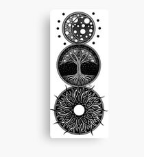 EP. MOON / LIFE / SUN Canvas Print