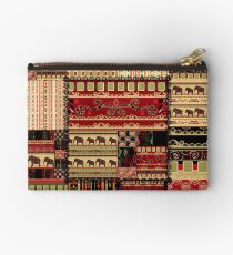 African print with elephants Studio Pouch