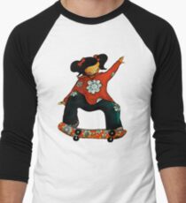 Skater Girl TShirt by Karin Taylor Men's Baseball ¾ T-Shirt