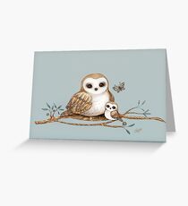 Baby Barn Owl Greeting Card