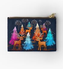 Happy Christmas Trees Studio Pouch