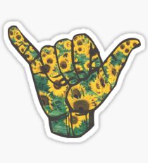 Shaka Sunflower Sticker