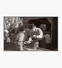 Sugaring Off with Uncle Harry Photographic Print