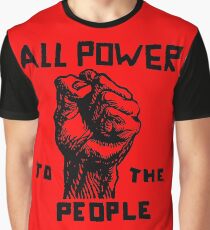 ALL POWER TO THE PEOPLE Graphic T-Shirt