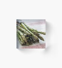 Asparagus Acrylic Block