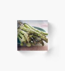 Asparagus Acrylic Block