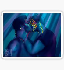 Neon Party Print Sticker