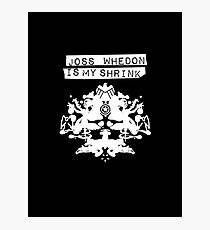 "Joss Whedon Is My Shrink" - Light Photographic Print