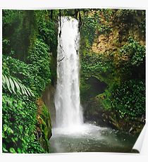 Waterfall Tranquility Poster