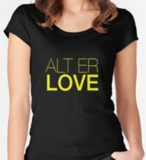 Skam- Alt Er Love- EVAK Women's Fitted Scoop T-Shirt