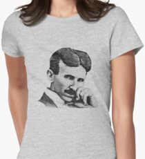 Nikola Tesla Women's Fitted T-Shirt