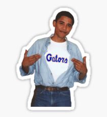 Obama Says Go Gators Sticker