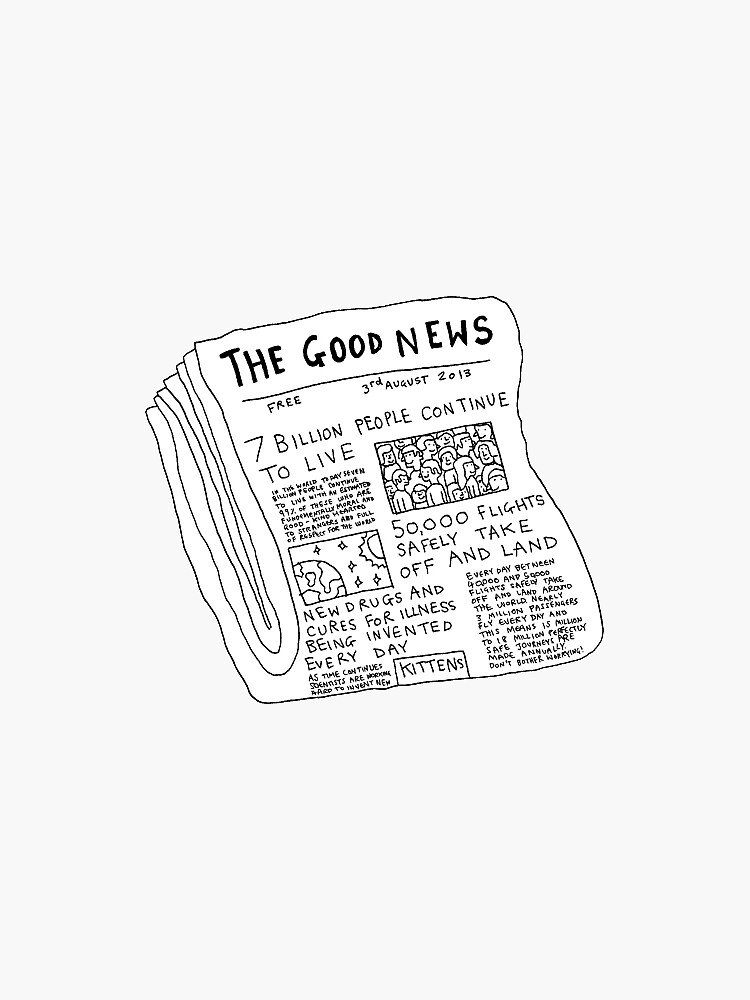 "Newspaper" Sticker by dejected Redbubble