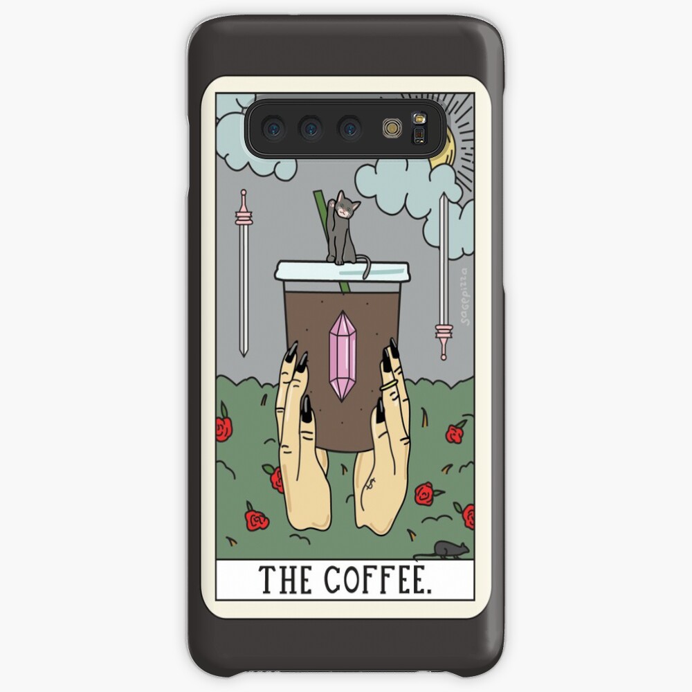 (Black) Coffee Reading Case & Skin for Samsung Galaxy