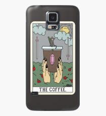 Funda/vinilo para Samsung Galaxy (Negro) Lectura de café