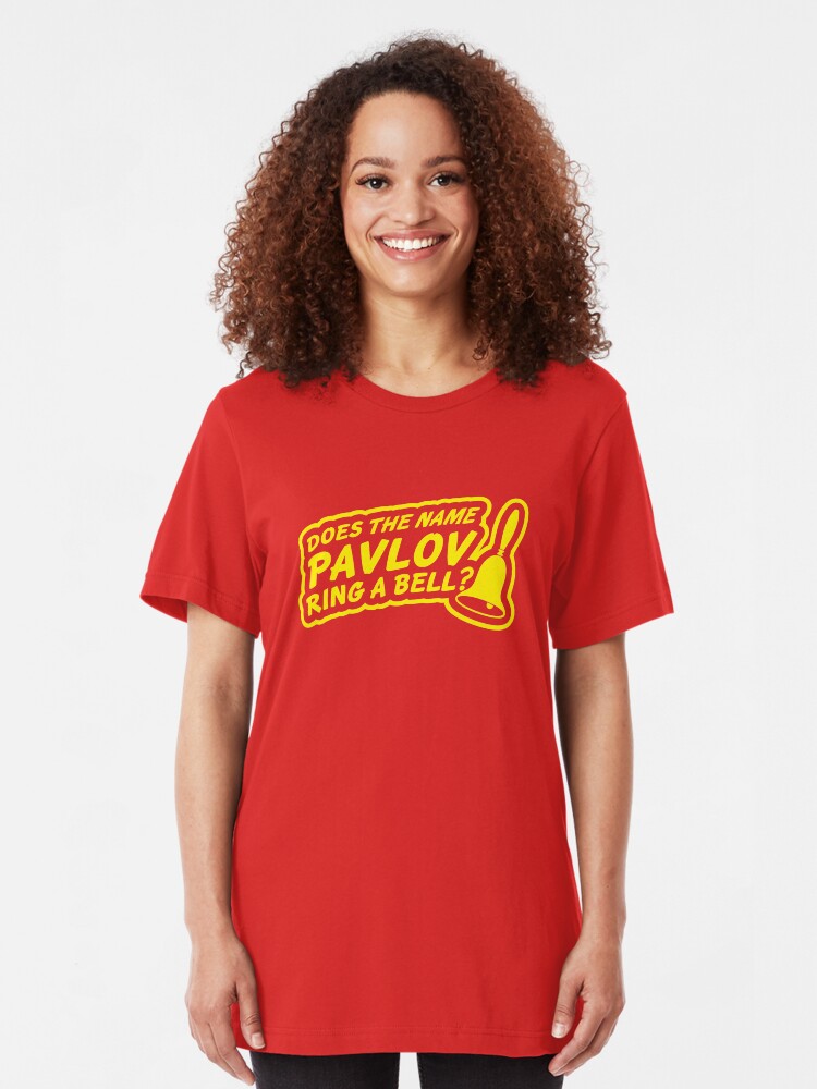 Alternate view of Does the Name Pavlov Ring a Bell? Slim Fit T-Shirt