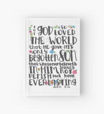 Bible Verse - John 3:16 Hardcover Journal