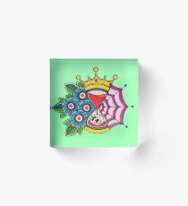 Time is King Acrylic Block