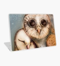 drei weise Eulen Laptop Folie