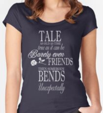Beauty and The Beast- Ballroom Scene Women's Fitted Scoop T-Shirt