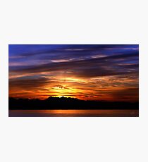 Olympic Sunset Nine Photographic Print
