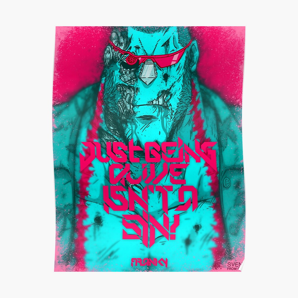 "Cyborg - with quote" Poster by svenpham | Redbubble