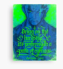 Pirate Hunter - quote Metal Print