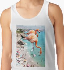 Flamingos am Strand #redbubble #decor Tanktop für Männer
