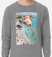 Flamingos am Strand #redbubble #decor Leichter Pullover