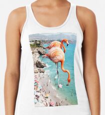 Flamingos am Strand #redbubble #decor Tanktop für Frauen