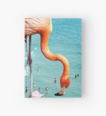 Flamingos am Strand #redbubble #decor Notizbuch