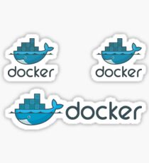 Pegatina Docker Logo Strickers