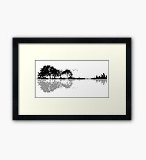 Nature Guitar Framed Print