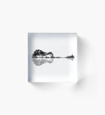 Natur Gitarre Acrylblock