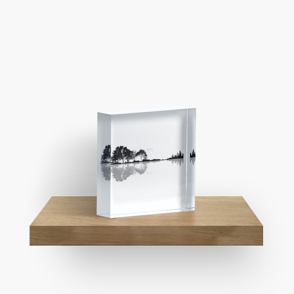 Nature Guitar Acrylic Block
