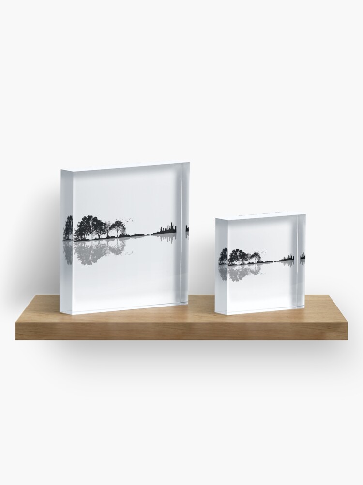 Alternate view of Nature Guitar Acrylic Block