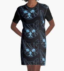 High speed gatto Graphic T-Shirt Dress