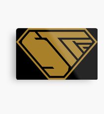 STPC SuperEmpowered (Gold) Metal Print