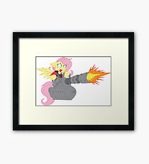 Fluttershy Heavy Framed Print