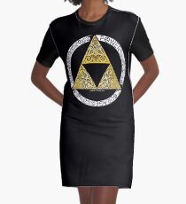 Zelda - Triforce circle Graphic T-Shirt Dress